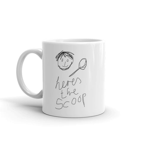 Here's The Scoop Scribble Mug